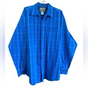 Vintage Wrangler Plaid Button Down Top